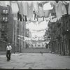 Location scouting contact sheets.  Laundry hung out between apartment buildings