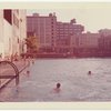 Exterior location: public swimming pool