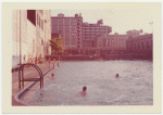 Exterior location: public swimming pool