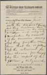 Telegrams relating to 1880 Democratic National Convention