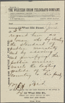 Telegrams relating to 1880 Democratic National Convention