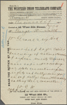 Telegrams relating to 1880 Democratic National Convention