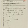 Telegrams relating to 1880 Democratic National Convention
