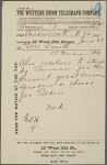 Telegrams relating to 1880 Democratic National Convention