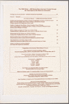 Daily menu, Bistrot du Sommelier