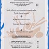 Daily menu, Cote Jardin
