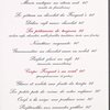 Dessert menu, Fouquet's