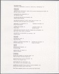 Daily menu, Hotel de La Tremoille