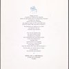 Daily menu, Hotel de La Tremoille