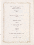 Daily menu, Le Bristol