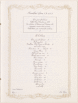 Daily menu, Le Bristol