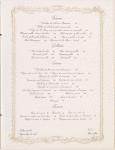 Daily menu, Le Bristol