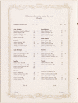 Daily menu, Le Bristol