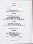 Daily menu, Le Louis D'or at Hotel de La Tremoille