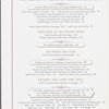 Daily menu, Le Regence at Plaza Athenee