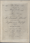 Six songs; for the harpsichord or piano forte