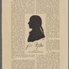 Schiller from a silhouette made while he was in the Military Academy of Stuttgart.