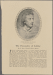 Johann Friedrich von Schiller from the portrait by Jugemann.