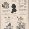 Titel de ersten Ausgabe von Schillers "Räuber" (1781) mit dem falschen Druckorte Frankfurt und Leipzig ... ; Schiller als Karlschüler ; Personenverzeichnis aus de Mannheimer Bühnenausgabe von Schillers "Räuber" ... ; Title der zweiten Löffler'schen Ausgabe von Schillers "Räuber" aus dem Jahre 1782, mit dem nach links springenden Löwen ; Titel de nämlichen Löffler'schen Ausgabe von Schillers "Räuber" aus dem Jahre 1782, mit dem nach rechts springenden Löwen.