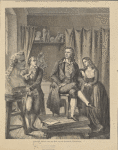 Schiller sitting for his bust to the sculptor, Dannecker.