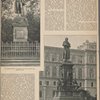 Das Schiller-Denkmal in Marbach von Ernst Friedrich Rau. (Errichet 1876.) ; Das Schiller=Denkmal in Wein von Johannes Schilling. (Errichtet 1786.)