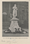 Das am 9. Mai enthüllte Schiller=Denkmal in Wiesbaden. Modelliert von Pros. Joseph Uphues.