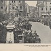 Die Schiller-Feier vor dem Goethe=Schiller=Denkmal in Weimar am 9. Mai. Nach einer photographischen Aufnahme von Louis Held in Weimar.