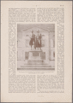 Das Goethe und Schiller=Denkmal vor dem Theater in Weimar von Ernst Rietschel. Nach einer Aufnahme von. L. Held in Weimar.