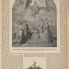 Schillers Apotheose. Gelegentlich der Hundertjährigen Schiller=Feier 1859 von Bonaventura Genelli. Original im Besitz der Frau Dr. Merian=Genast in Weimar ; Schillers Adelswappen.