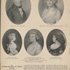 Schillers Pater: Johann Kaspar Schiller ; Schillers Mutter: Elisabeth Dorothea Schiller, geborene Kodweis ; Schillers Schwester Luise. Gezeichnet von iher Schwester Christophine ; Christophine Reinwald, geborene Schiller. Ölgemälde von Ludovike Simanowitz im Besitz von Frau Amalie Kriesslin=Krieger in Möckmühl. (Aus dem "Marbacher Schiller=Buch"; Stuttgart, J.G. Cottasche Buchh. Nachf.) ; Schillers Schwester Nanette. Gezeichnet von ihrer Schwester Christophine.