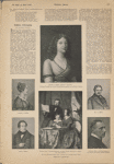 Schillers familie. Charlotte v. Schiller, geborne v. Lengefeld. Nach einem Ölgemälde von Ludovike Simanowitz photographiert von Louis Held in Weimar ; Karoline v. Schiller ; Karl v. Schiller ; Ernst v. Schiller ; Adelbert Frhr. v. Gleichen-Russwurm mit Frau Emilie, geborenen v. Schiller und Sohn Ludwif. (Aus dem "Marbacher Schiller-Buch"; Stuttgart, J.G. Cottasche Buchh. Nachf.)