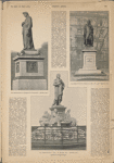 Schiller=Denkmäler. Das Schiller=Denkmal in Stuttgart von Thorwaldsen. (Errichtet 1839.) ; Das Schiller=Denkmal in München von Max Widnmann. (Errischtet 1863) ; Das Schillers=Denkmal in Berlin von Reinhold Begas. (Errichtet 1871).