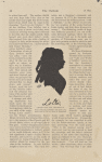 Charlotte von Lengefeld. From a silhouette of Schiller's wife made in her youth, sent in 1784 to a friend in Switzerland.