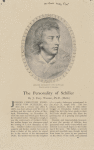 Johann Friedrich von Schiller. From the portrait by Jugemann.