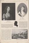 Charlotte von Lengefeld. Ölgemälde von L. Simanowitz. Weidergabe einer Originalphotographie ; Karoline von Lengefeld ; Charlotte von Schiller. Silhouette mahrscheinlich aus dem Jahre 1784 ; Schillers Garten und Gartenhaus bein Jena. Gezeichnet von Goethe im März (26.?) 1819.
