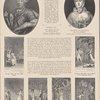 Karl Eugen Herzog von Würtemberg. Gemalt von C.I.. Schlotterbeck, gestochen von I.F. Lenboldt 1782. Berkleinerter Auschnitt ; Franziska von Hohenheim etwa im 28. Lebenjahre. Holzschnitt gezeichnet von A. Neumann, nach einem Pastellgemälde ; Der alte Moor und seine Nichte Amalia ; Der Pater, Karl Moor unde die Räuber in den böhmischen Wäldern ; Franz Moor wird von Amalia zurückgewisen ; Karl Moor un Amalia in der Gemäldegalerie vor seinem Bilde ; Amalia im Schlossgarten nach der Scene in der Gemäldegalerie ; Schweizer erschisst sich an der Leiche des Franz Moor.