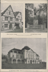 Schillers Gebursthaus in Marbach ; Das Schiller=Denkmal in Marchbach. Nach photographischen Aufnahmen von Ludwig Schaller in Stuttgart ; Das Schiller=Museum in Marbach. Erbaut von den Bauräten Eisenlohr und Steigle in Stuttgart.