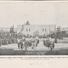 Die Aufführung von Schillers "Braut von Messina" in dem römischen Amphitheater von Vindonissa bei Brugg am 18. August: Szene aus dem 1. Akt. Nach einer photographischen Ausnahme von R. Stadler u. Rölla in Brugg.