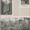 Schillers "Wilhelm Tell" auf der Naturbühne zu Ötigheim in Baden: Der Schwur auf dem Rütli. (Die Darsteller sind einfache Landleute.)