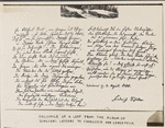 Fac-simile of a leaf from the album Schiller's letters to Charlotte von Lengefeld