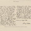 Fac-simile of a leaf from the album Schiller's letters to Charlotte von Lengefeld.