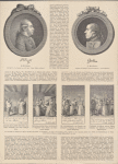 H.P. Sturz. Gezeichnet von Ganz, gestochen von C.G. rasp. (Oberer Abschnitt, verkleinert.) ; F.W. Gotter. Gezeichnet von Rauksdorf, gestochen von Uhlemann. (Inneres Medalllion.) ; Häusliche Scene zwischen dem bierdern, aber rauhen Oberförster un seiner redseligen Frau ; Wiedersehen zwischen Anton und Friederike in Gegenwart seiner Mutter und Amtmanns Kordula ; Die Oberförsterfamilie, inhre Freunde und Friederike bei Empfang der Nachdricht non Antons Verhaftung ; Oberförters der Pfarrer und de Schulze beschliessen das Jestmahl mit Claudius' Rheinweinliede.Vier Kupserstiche von Chodowiecki zu Ifflands ländlichem Sittengemälde in fünf Aufzügen: "Die Jäger" aus dem Berliner genealog. Kalender auf 1787; Engelmann, Chodow. 559. (Bildnis un Rollendarstellungen von Iffland besinder sich in der Abeilung "Deustsches Schauspielwesen" Seite 354.)