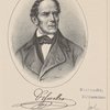 Andreas Schmeller. Nach Lithographie eines 1849 von I. Bernhard gemalten Ölbildes.