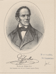 Andreas Schmeller. Nach Lithographie eines 1849 von I. Bernhard gemalten Ölbildes.