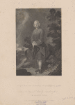 Portrait of Ralphe Schomberg, Esqr. From the original painting by Gainsborough in The National Gallery no. 114
