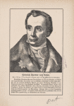 Heinrich Theodor von Schön. Geb. d. 20. Jan. 1773 zu Löbegallen in Lithauen, gest. d. 22 Juli 1856 zu Arnau bei Königsberg.