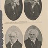 Schopenhauer in 1852. From two daguerreotypes highly prized by Schopenhauer, now in the possession of Elisabet Ney. They represent the sitting when Schopenhauer drank the historical bottle of wine to remove his wonted lugubrious and pessimistic cast of countenance ; [Arthur Schopenhauer] From two photographs in the possession of Dr. Lindorme, of Chicago. Date unknown.