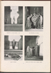 Four scenes from The Chicago Little Theatre Company's 1915 production of The Trojan Women. Clockwise from upper left: "Forth to the Greek I Go;" "Be Strong, O King;" "Forth to the Long Greek Ships;" and "All Is Well"