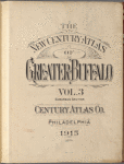 The new century atlas of Greater Buffalo. Vol. 3. Suburban Section. Century Atlas co., Philadelphia, 1915.