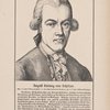 August Ludwig von Schlözer. Geb. d. 5 Juli 1735 zu Jagststedt i.d. Grafschaft Hohenlohe=Kirchberg, gest. d.9. Sept. 1809 zu Göttingen.
